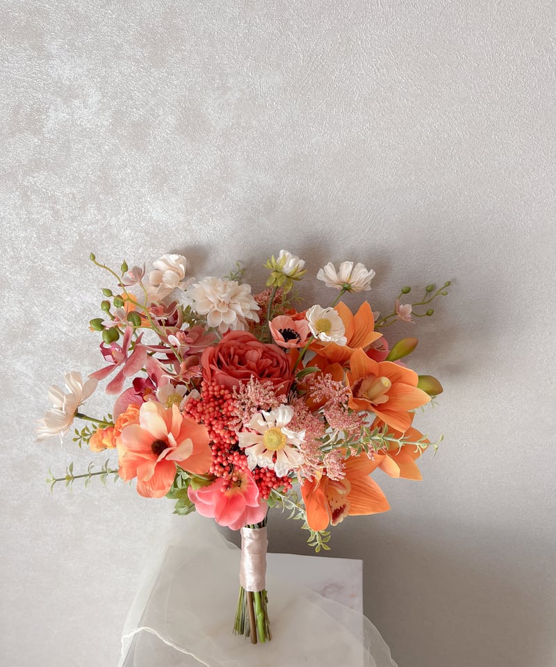 造花ブーケ　ブライダル 楽天市場】ブーケ 造花 ウェディング 結婚式 ブーケ 花束 ウェディング