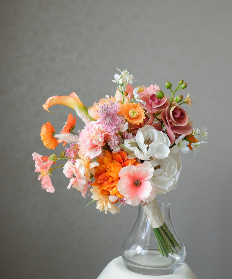 スプリングパルファムのブーケ | 造花ブーケ ウェディングブーケ