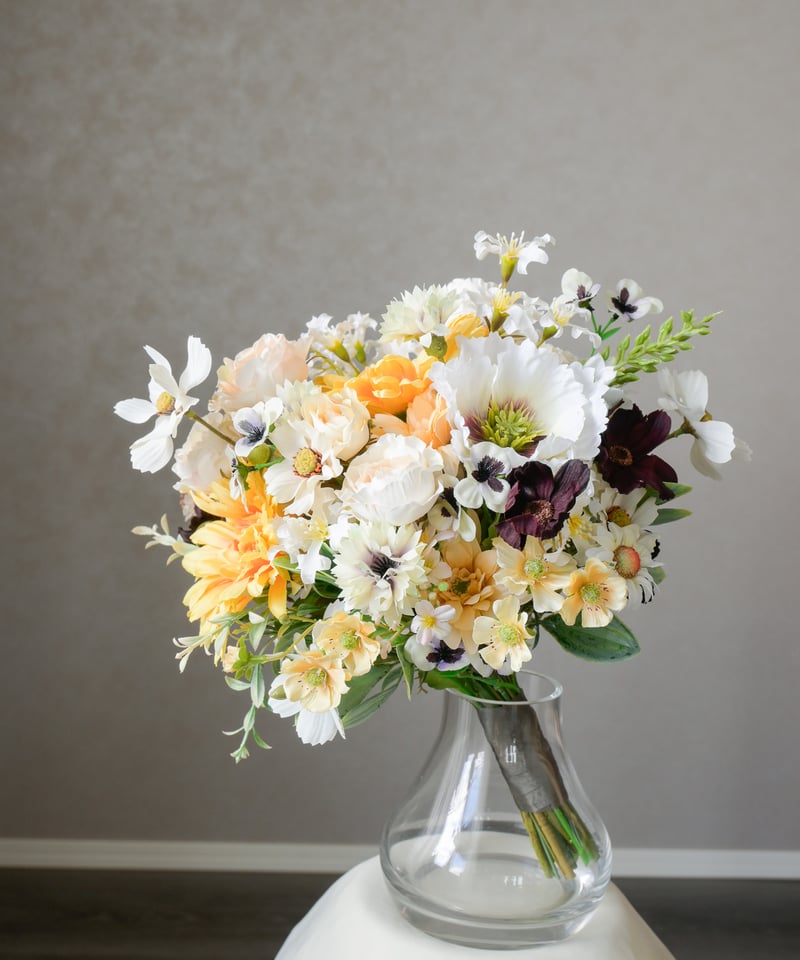 即納】モダンガーベラブーケ | 造花ブーケ ウェディングブーケ