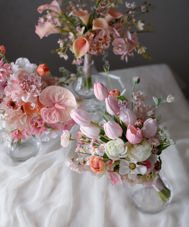 ウェディングブーケ 造花 アーティカルフラワー 受注生産】アムールブーケ | 造花ブーケ ウェディングブーケ