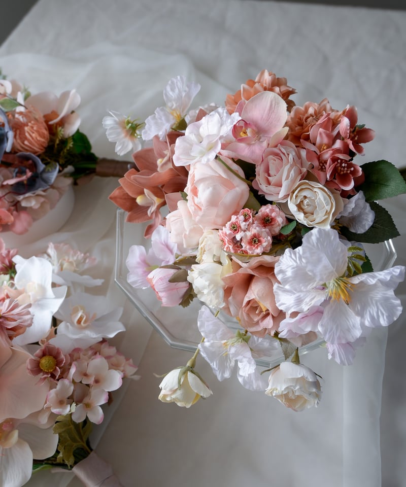 プリュネのブーケ | 造花ブーケ ウェディングブーケ 持ち込みブーケ