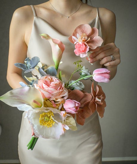 ウェディングブーケ　DOILLE_DOILLETTE 造花ブーケ doille doillette