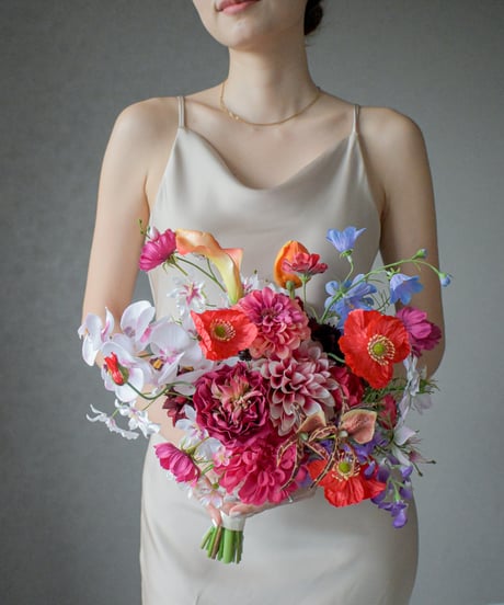 ウェディングブーケ　DOILLE_DOILLETTE 造花ブーケ 造花ブーケdoille doillette wedding - YouTube