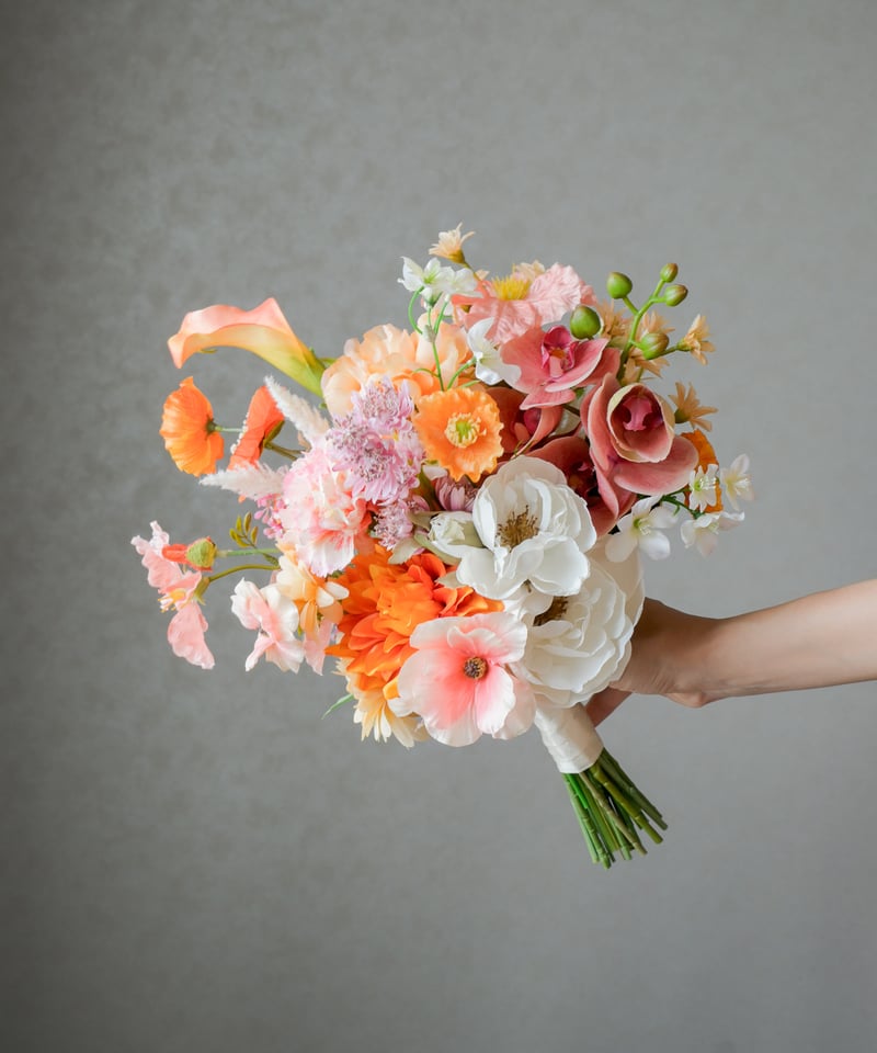 スプリングパルファムのブーケ | 造花ブーケ ウェディングブーケ