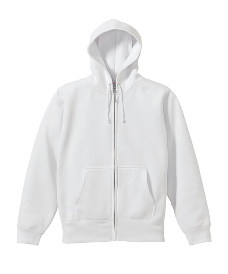 5620 10.0oz T/Cｽｳｪｯﾄﾌﾙｼﾞｯﾌﾟﾊﾟｰｶ (裏起毛) 001ﾎﾜｲﾄ