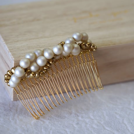 J・V pearl / wave (hair comb)