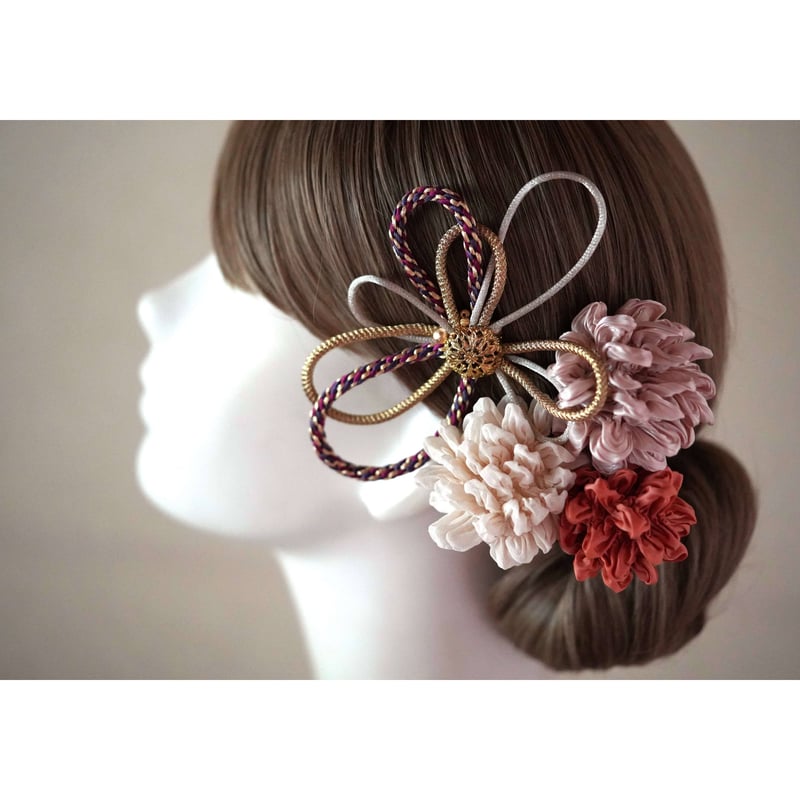 伊賀組紐・水引華（紫） | yumiko-yano