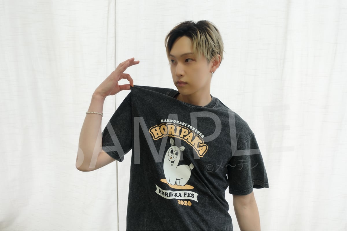 ホリパカTシャツ（BLACK） | ホリナツのカンムリ（仮）グッズストア