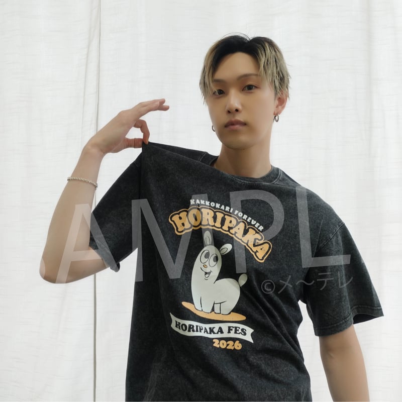 ホリパカTシャツ（BLACK） | ホリナツのカンムリ（仮）グッズストア