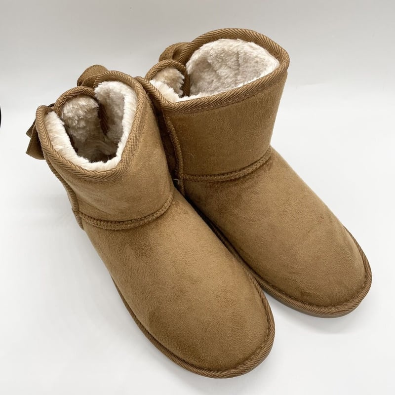 UGG ムートンブーツ　USA6 リボン 楽天市場】アグ ムートンブーツ UGG リボン レディース ミニ