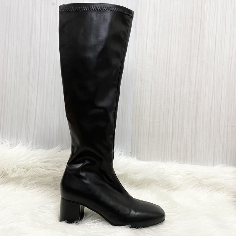 ストレッチロングブーツ BLK | Lux by SELENES ストレッチロングブーツ BLK | Lux by SELENES