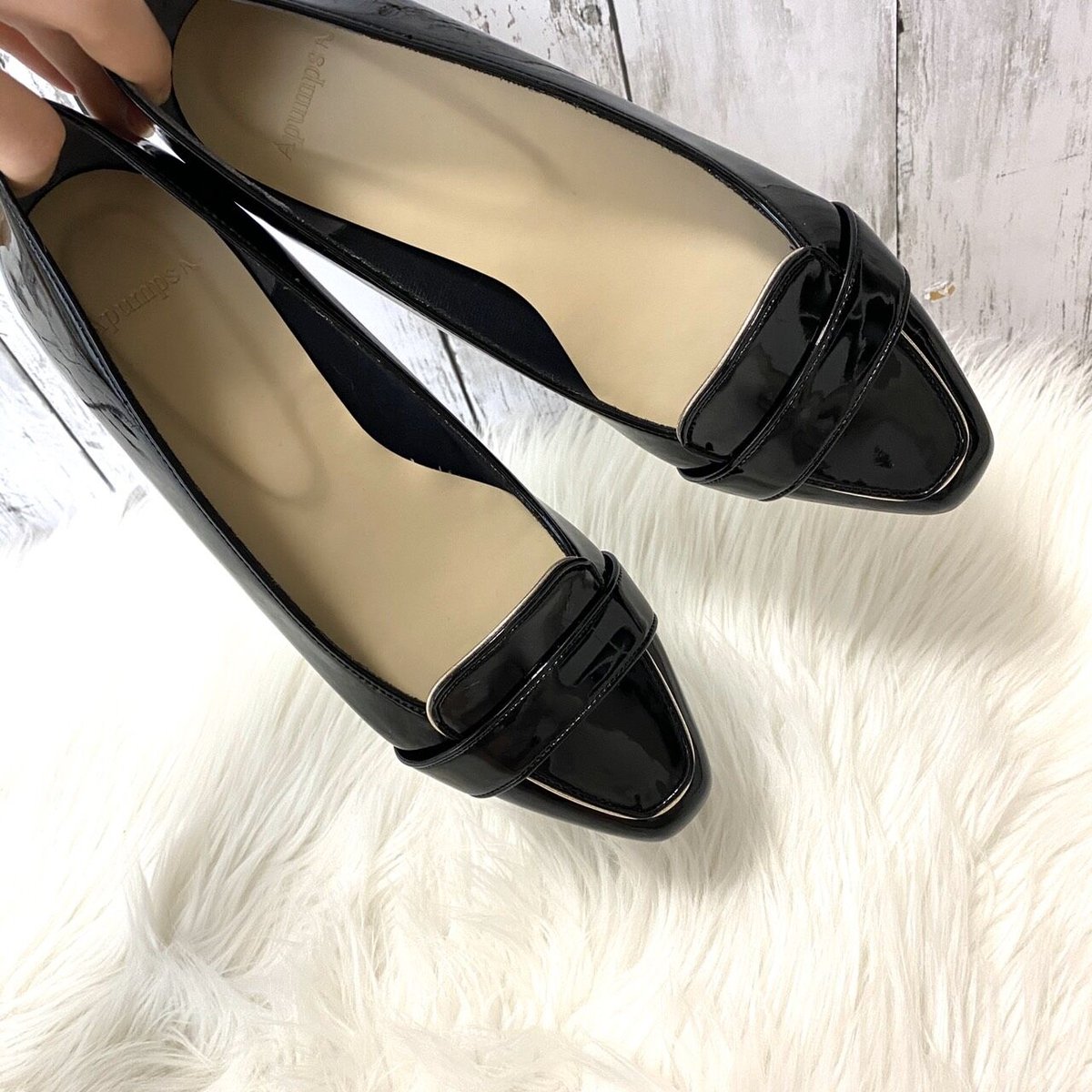 スクエアトゥパンプス BLK 【国内製品】 | Lux by SELENES スクエアトゥパンプス BLK 【国内製品】 | Lux by SELENES