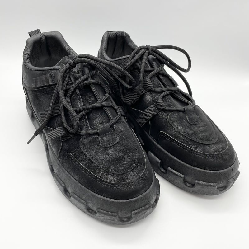 厚底フラットスニーカー BLACK | Lux by SELENES 厚底フラットスニーカー BLACK | Lux by SELENES