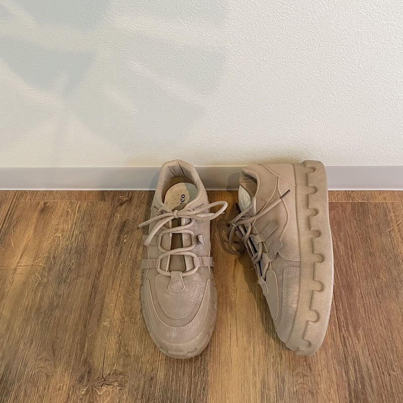 厚底フラットスニーカー BEIGE | Lux by SELENES 厚底フラットスニーカー BEIGE | Lux by SELENES