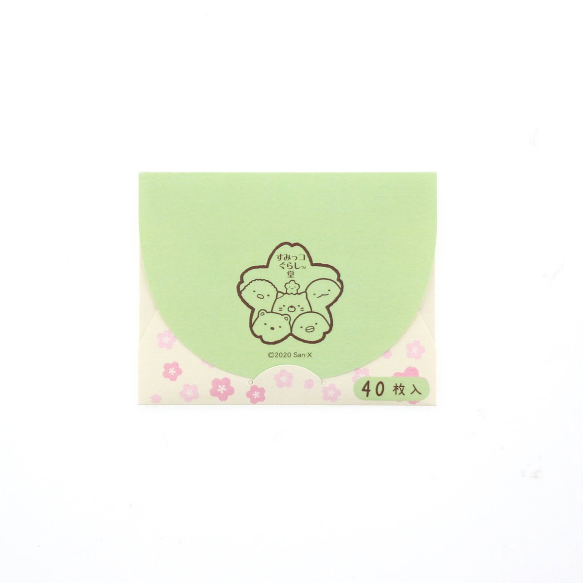 お茶の葉入りあぶらとり紙【桜・みどり】 | すみっコぐらし堂