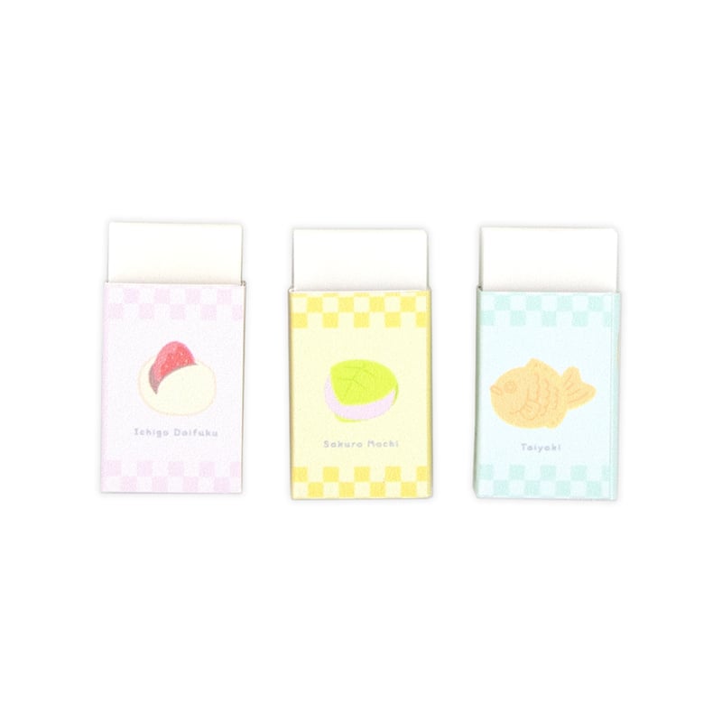 消しゴム3Pセット【しろくま/ぺんぎん？/とんかつ】 | すみっコぐらし