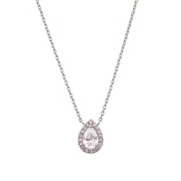 【オーダー品】0.7ct ペアシェイプ HALO Pendant