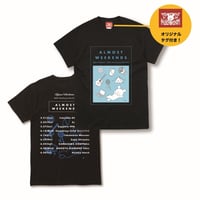 ほぼWEEKEND Tシャツ／ブラック
