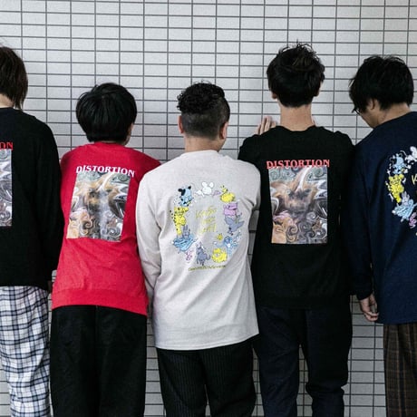 RAT CAT6 ロングTシャツ(レッド)