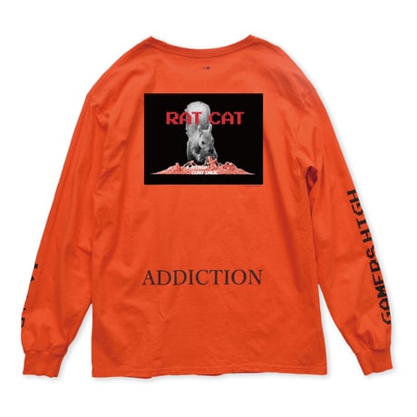 RAT CAT4 ロングTシャツ(オレンジ)