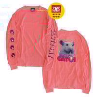 RAT CAT8ロンT(ネオンレッドオレンジ)