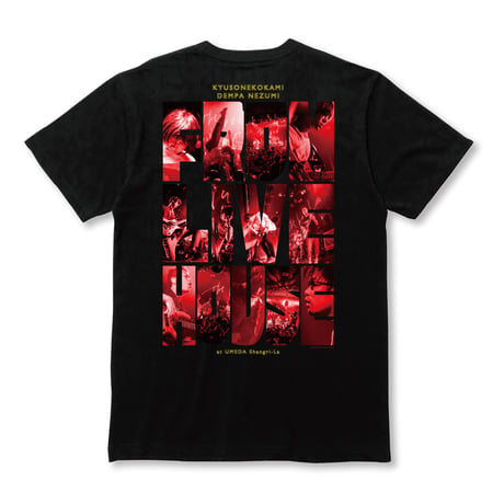 電波鼠Tシャツ(ブラック)／XXL