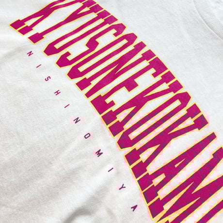 カレッジロゴTシャツ SUMMER ver.(ホワイト)