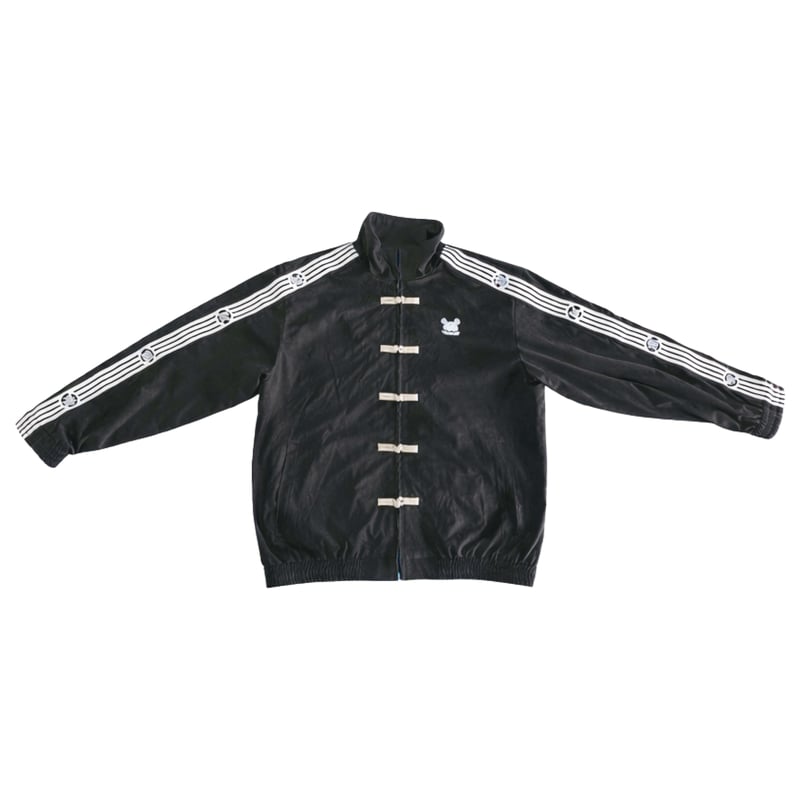 90s 超レア POSE UK “disco sports” カンフージャージ 会場限定販売】カンフージャージジャケット／ブラック | KYUSONEKOKAMI