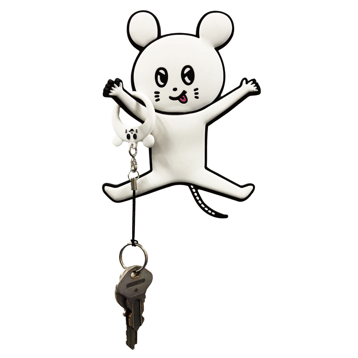 ハート ネズミさんストラップ ハート ネズミさんストラップ