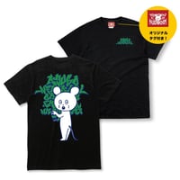 グラフィックロゴTシャツ／ブラック