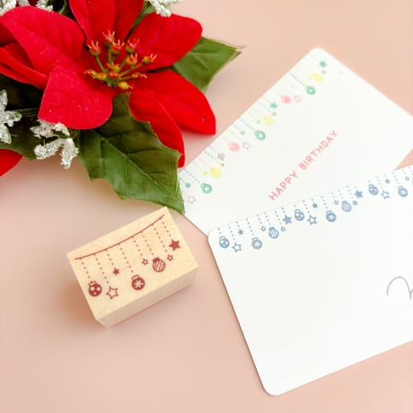 83.クリスマスリース ポインセチア＆オーナメントボール きめ細か 