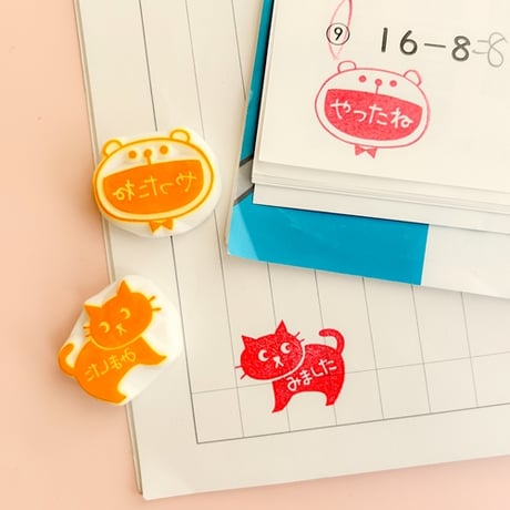 【No.0002】おなまえはんこ図案　絵心がなくても大丈夫！いますぐ彫って販売できる！商用利用可能な消しゴムはんこの図案