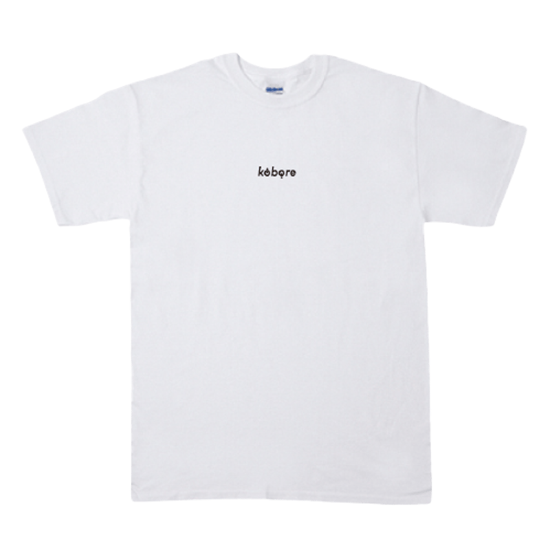 ロゴ刺繍Tシャツ(ホワイト) | kobore ONLINE SHOP ロゴ刺繍Tシャツ(ホワイト) | kobore ONLINE SHOP