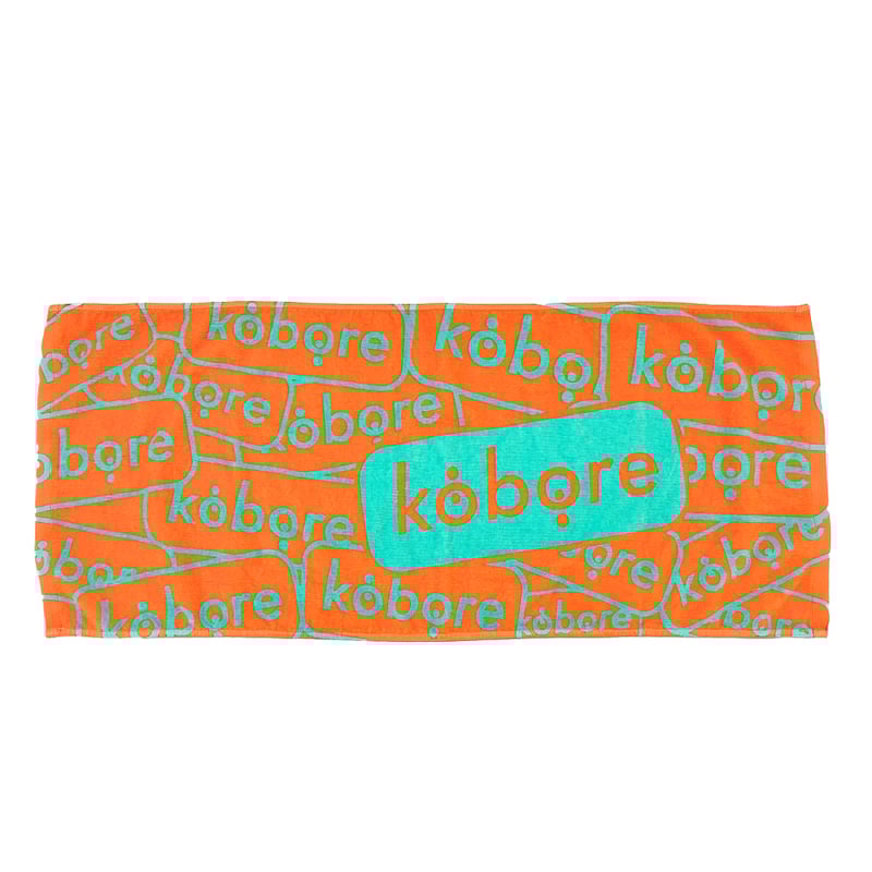 ロゴステッカータオル（オレンジ） | kobore ONLINE SHOP