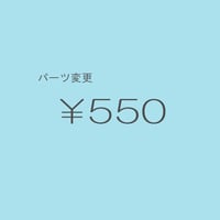 パーツ変更 ￥550
