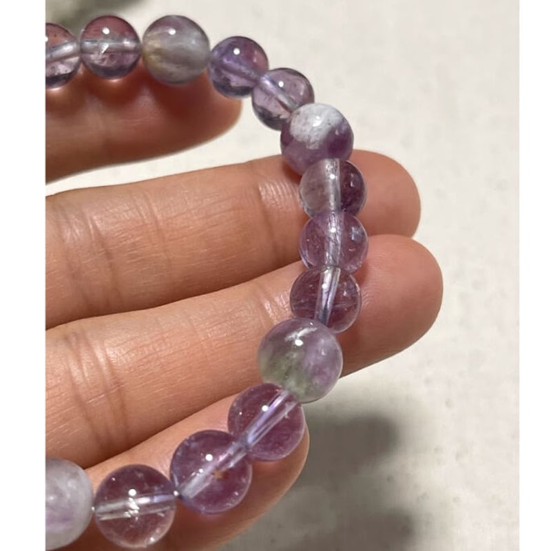 エンジェルフェザーインフローライト×アメジストエレスチャル  