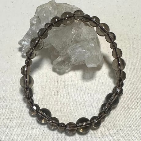 スモーキークォーツデザインブレスレット