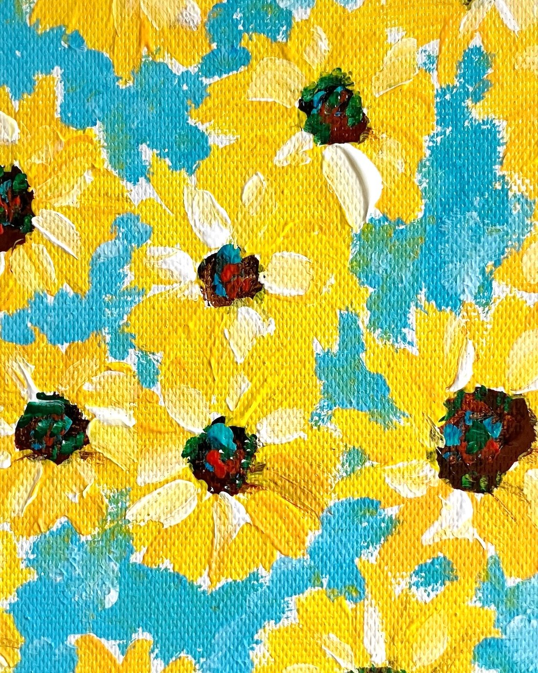 夏のおたより　2020 Sunflower Enjoying Summer 01 | Chisato Oda SHOP