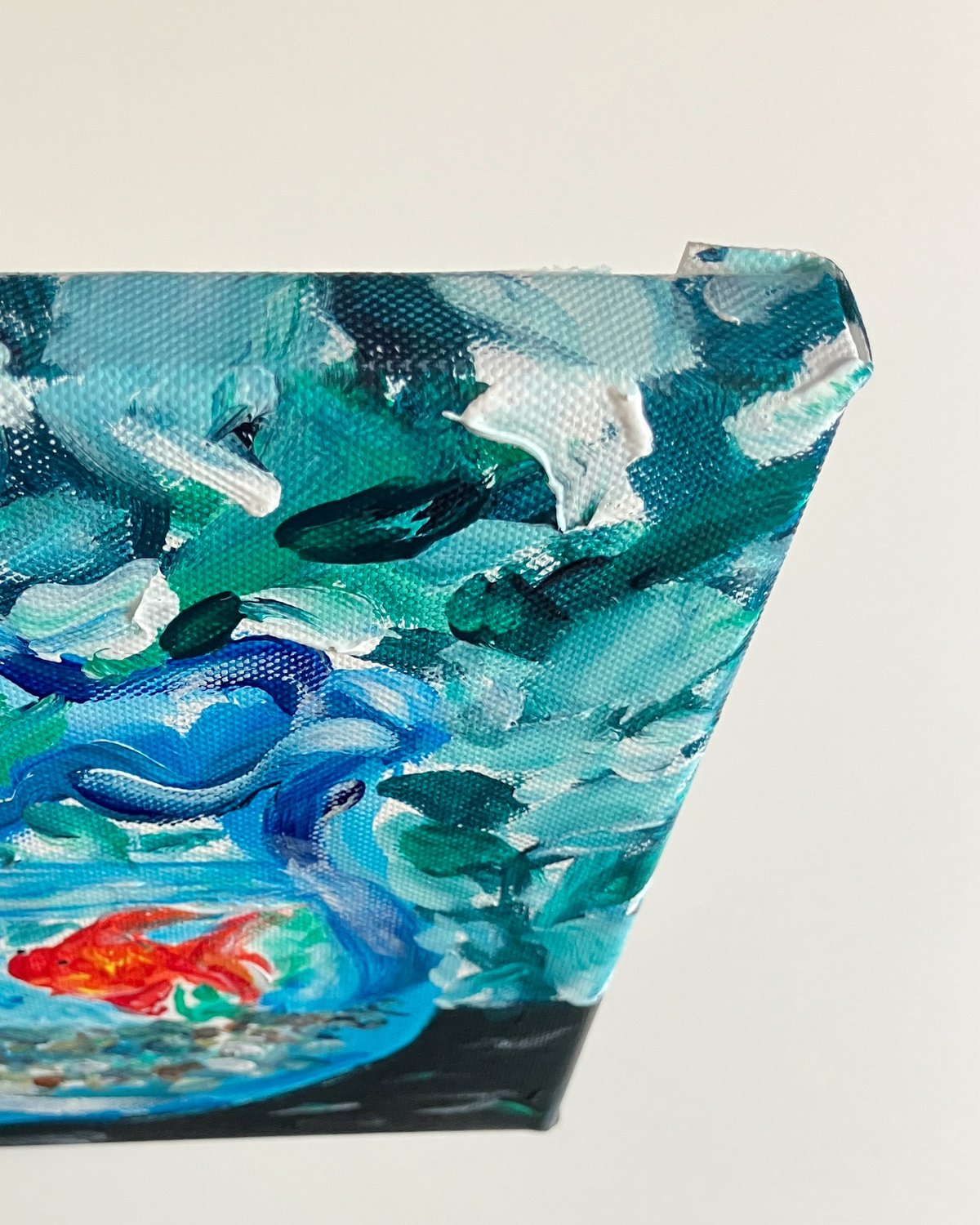 金魚鉢と、泳ぐ金魚 | Chisato Oda SHOP