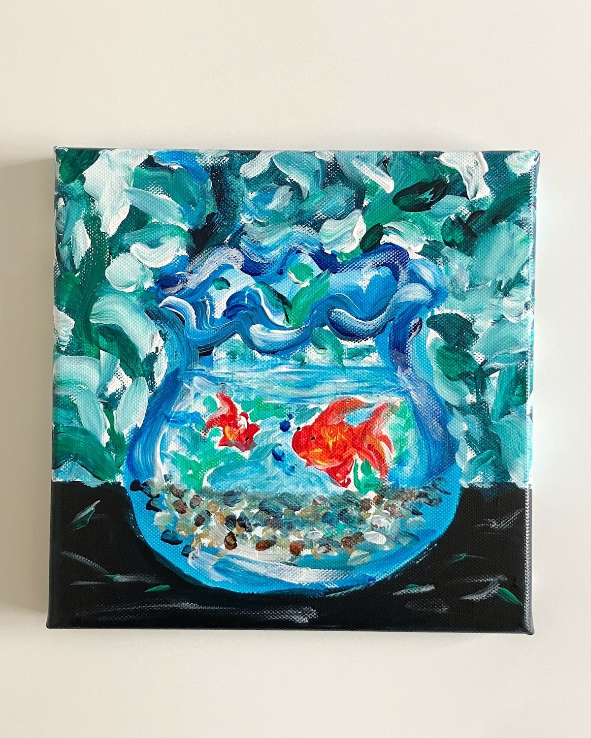 金魚鉢と、泳ぐ金魚 | Chisato Oda SHOP