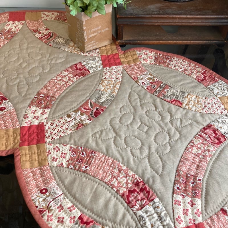 キルト制作キット（手縫い用) - ダブルウエディングリング 