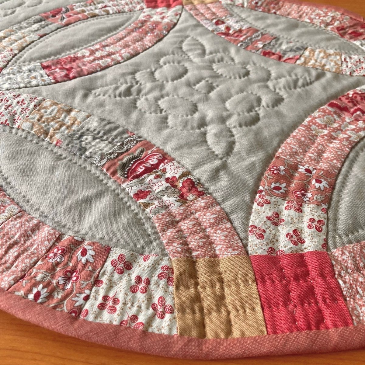 キルト制作キット（手縫い用) - ダブルウエディングリング 