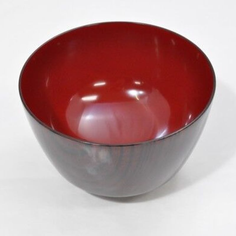 山中塗 嘉匠菴オリジナル商品 欅3.7胴張汁椀 木地呂内朱 SO-0543 | 嘉