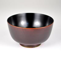 欅3.7羽反汁椀 赤摺 SO-0473 | 嘉匠菴 STORE