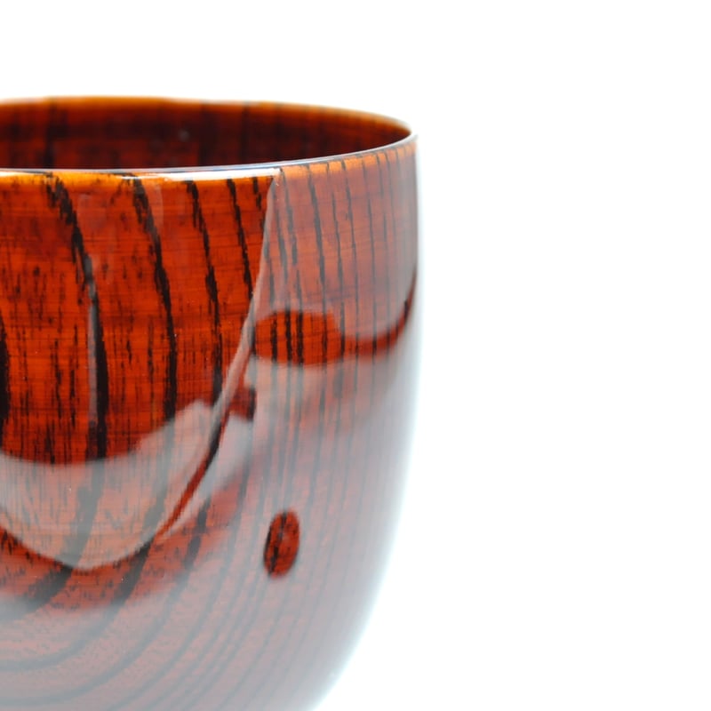 【木地呂塗　8寸　大皿×6客】天然木製　銀淵　未使用/長期保管品 干支カップ 木地呂 沈金 木製 漆塗り 漆器の井助