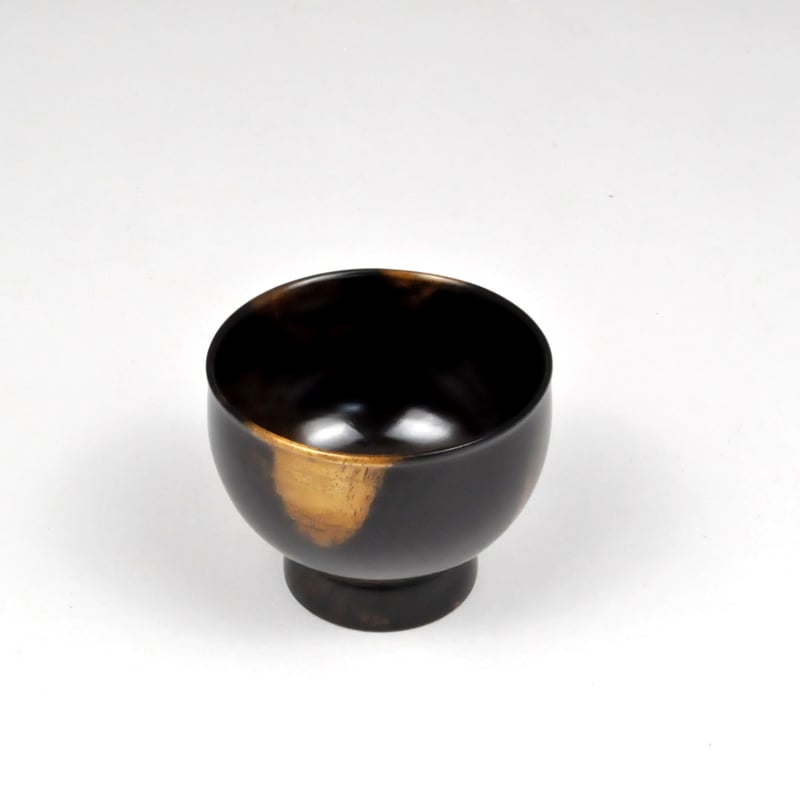 □佐竹 一夫作 黒柿 ぐい呑 高台あり（桐箱入）SR-1203 | 嘉匠菴 STORE
