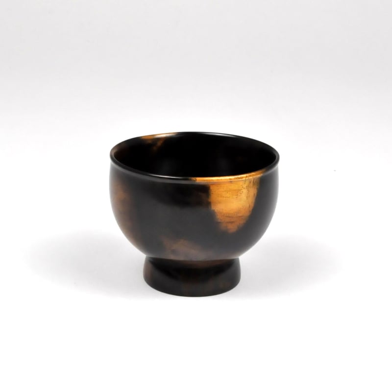 □佐竹 一夫作 黒柿 ぐい呑 高台あり（桐箱入）SR-1203 | 嘉匠菴 STORE