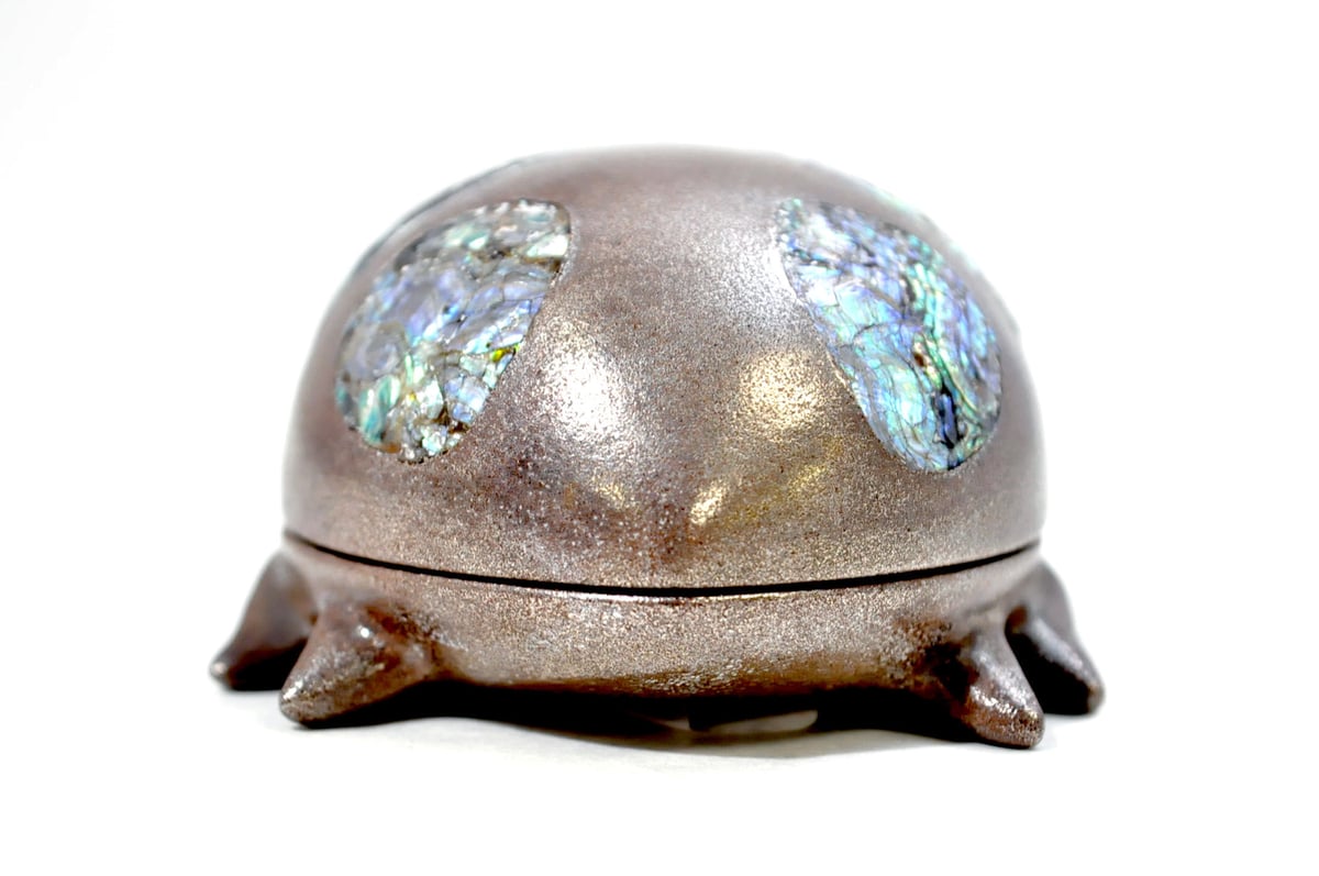 山中木製漆器　香合 螺鈿　鈴虫 山中木製漆器 香合 螺鈿 鈴虫 山中木製漆器 香合 螺鈿 鈴虫