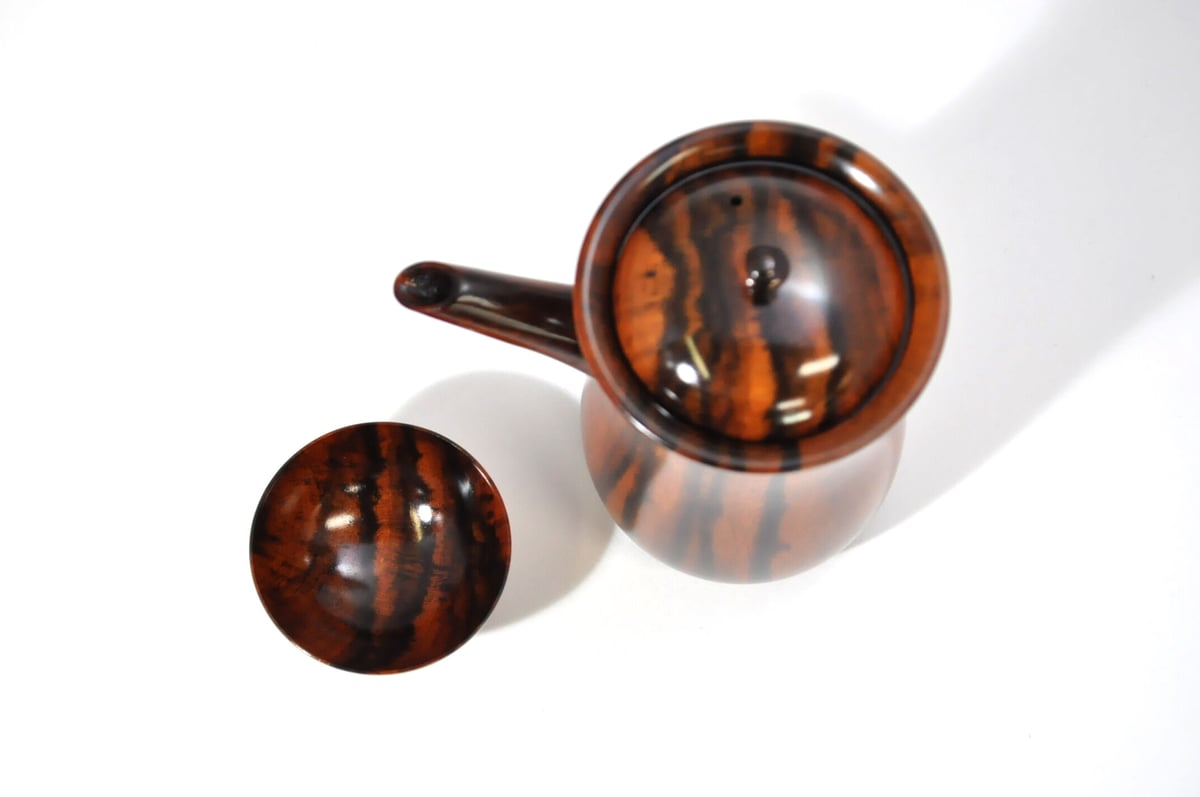 【一点物】鹿角×黒柿 印籠　伝統技術の手作り工芸品 希少素材】黒柿×鹿角 印籠｜伝統技術の手作り工芸｜和風モダンな