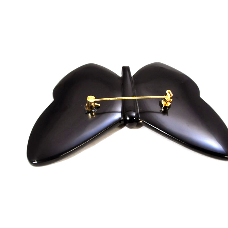 □漆器 嘉匠菴 中村孝也作 漆芸ブローチ 蝶 SR-216A | 嘉匠菴 STORE